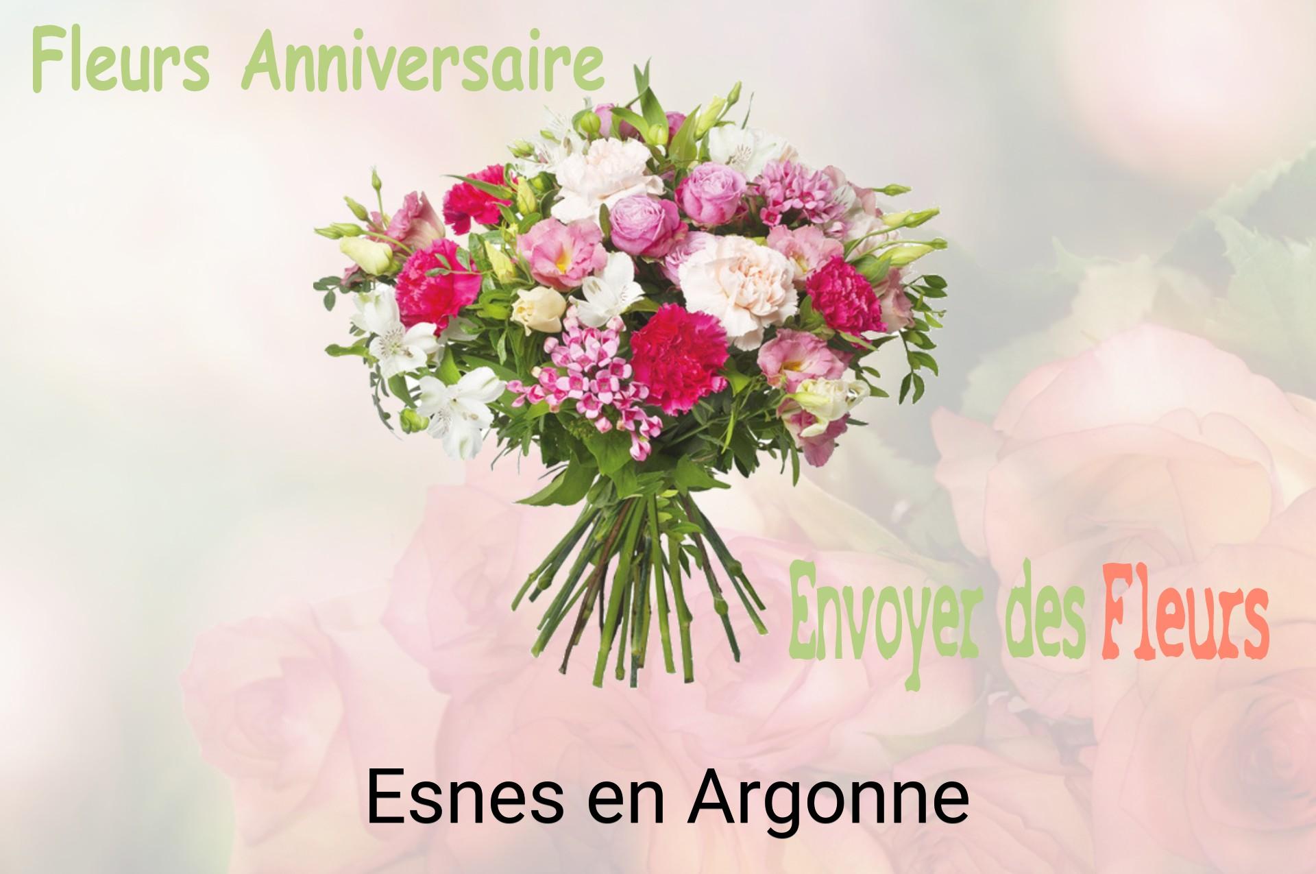 Bouquet de fleurs d’anniversaire livré à Esnes-en-Argonne