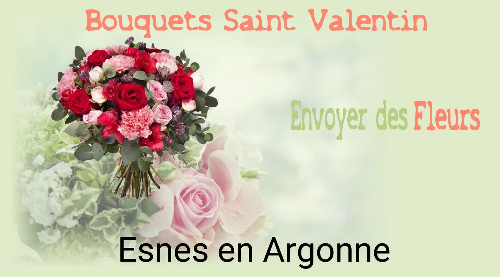 Roses de Saint-Valentin livrées à Esnes-en-Argonne